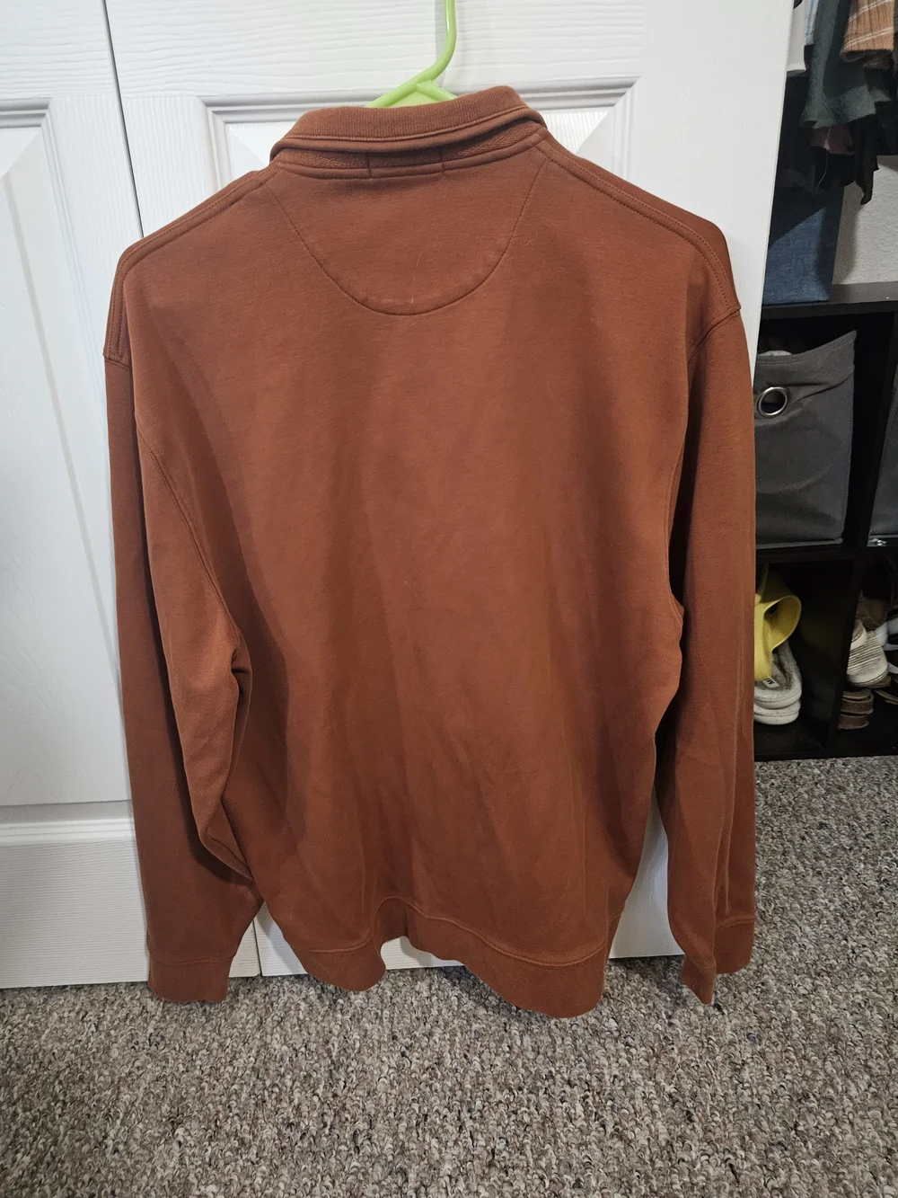 Pebble Beach Classic Men's Rust Quarter-Zip Pullover